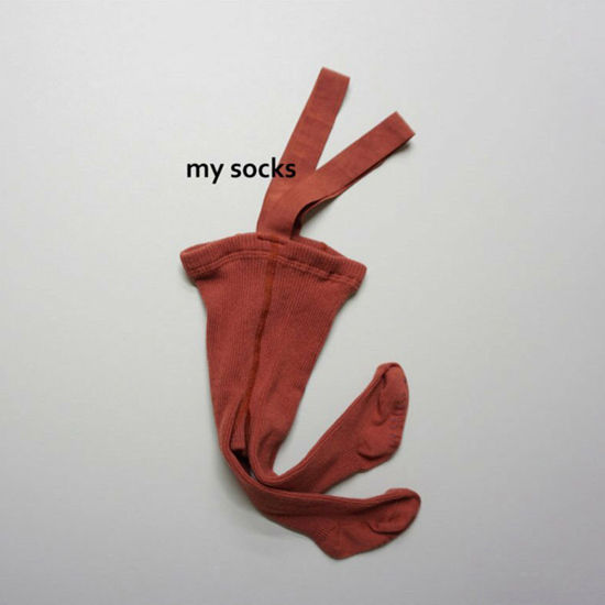 MY SOCKS - Korean Children Fashion - #Kfashion4kids - Ketchup Suspender Tights