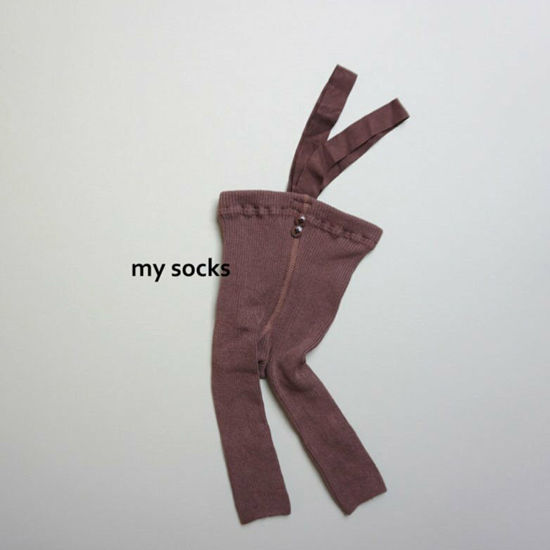 MY SOCKS - Korean Children Fashion - #Kfashion4kids - Lino Suspender Tights - 5