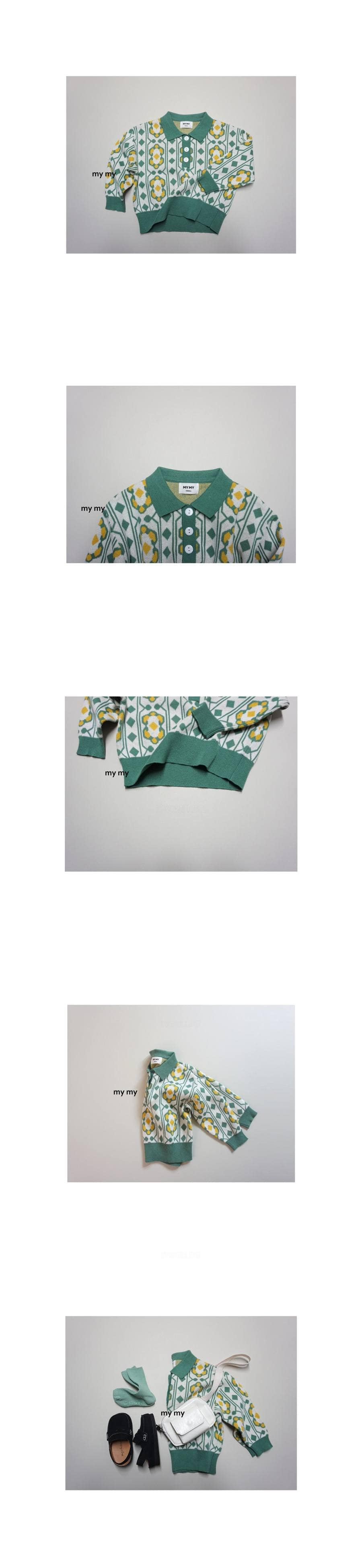 MY SOCKS - Korean Children Fashion - #Kfashion4kids - Broccoli Knit Pullover
