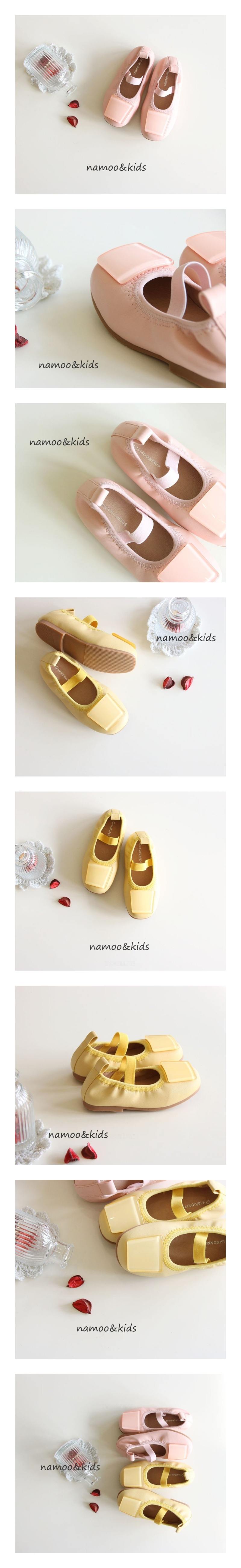 NAMOO & KIDS - Korean Children Fashion - #Kfashion4kids - Bell Rose Square Flat