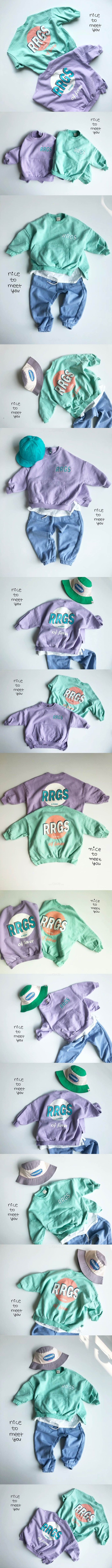 NICE TO MEET YOU - Korean Children Fashion - #Kfashion4kids - R2 Sweatshirt