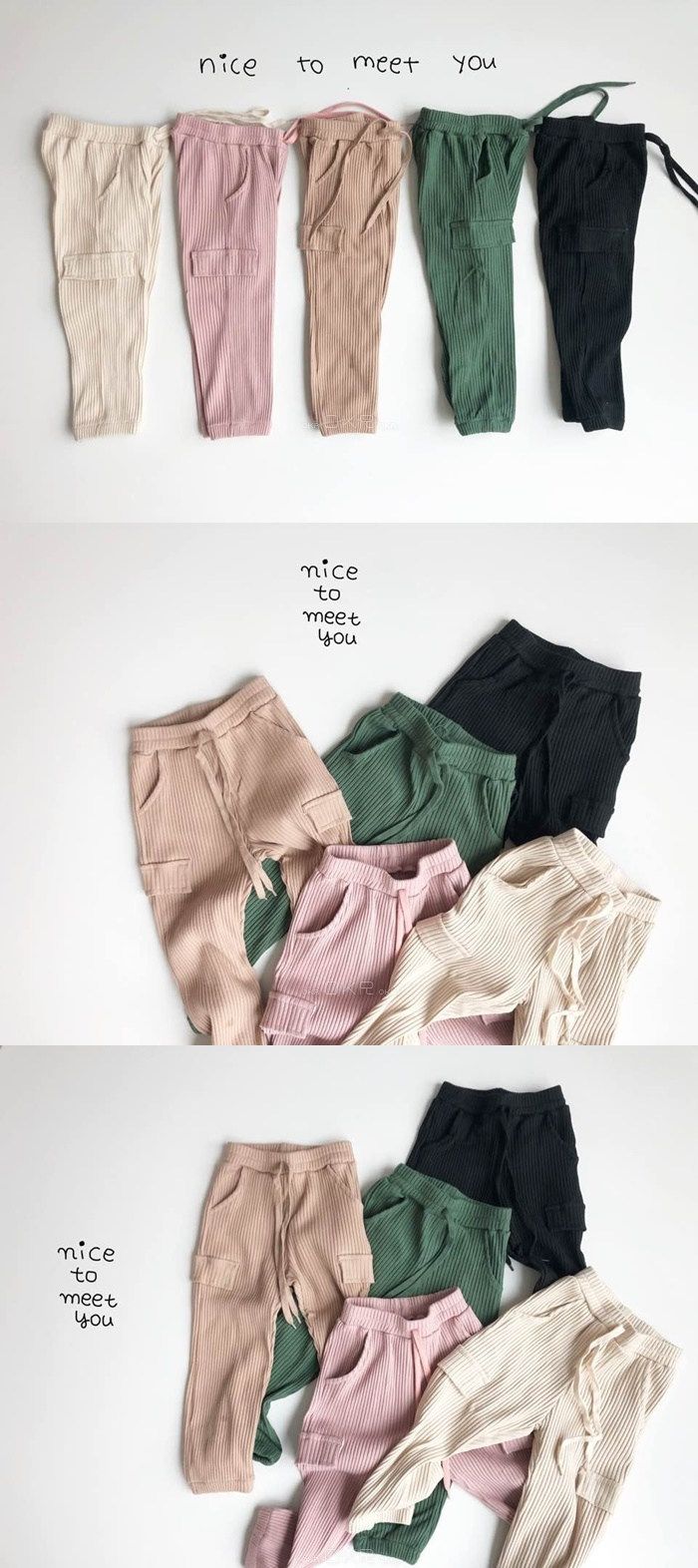 NICE TO MEET YOU - Korean Children Fashion - #Kfashion4kids - Span Rip Pants