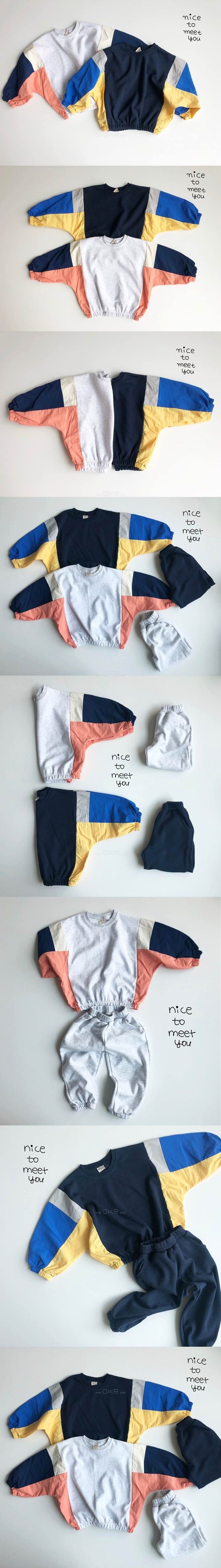 NICE TO MEET YOU - Korean Children Fashion - #Kfashion4kids - U and I Sweatshirt