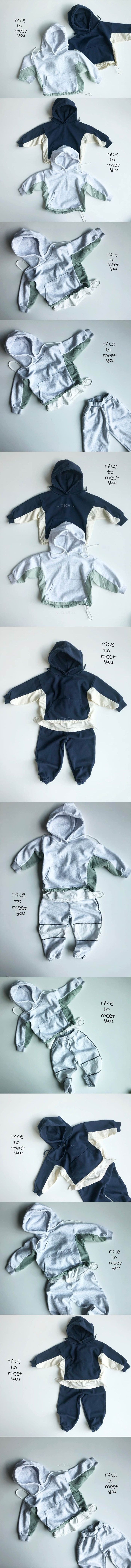 NICE TO MEET YOU - Korean Children Fashion - #Kfashion4kids - Wind Hoody