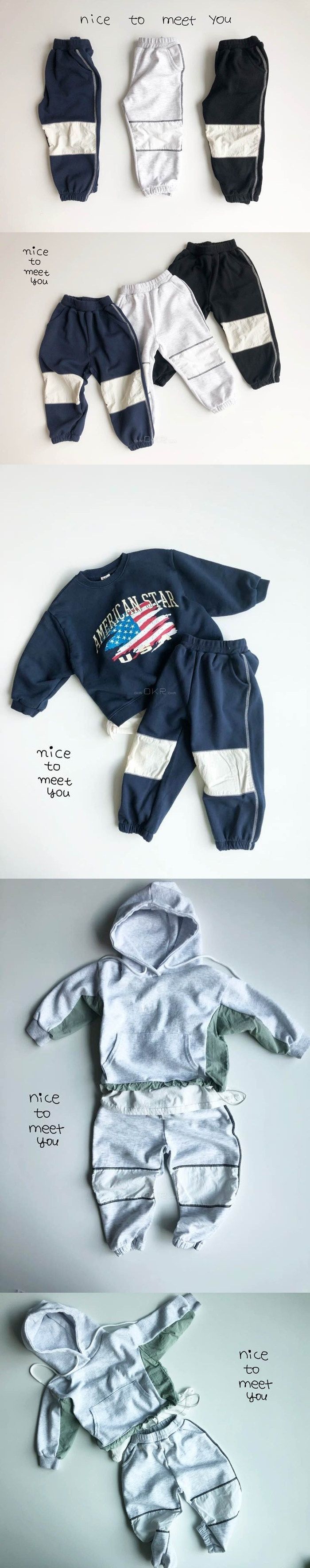 NICE TO MEET YOU - Korean Children Fashion - #Kfashion4kids - Coloring Pants
