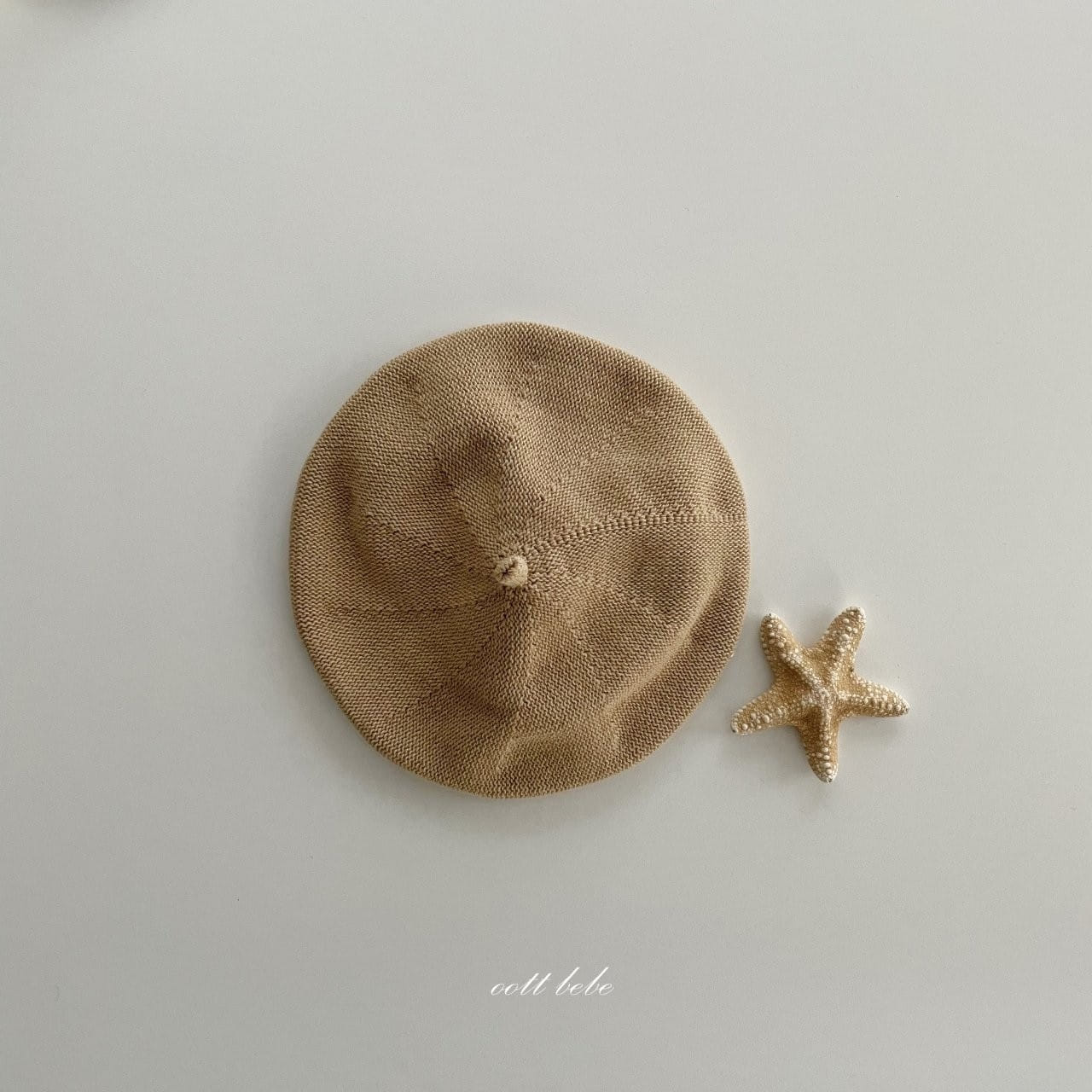 OOTT BEBE - Korean Children Fashion - #Kfashion4kids - Spring Beret Natural - 4