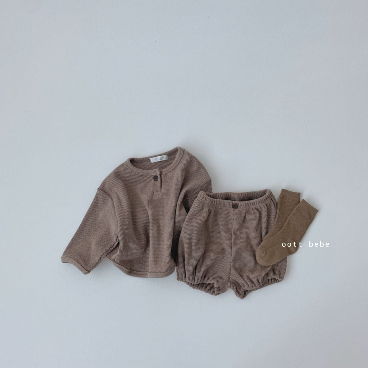OOTT BEBE - Korean Children Fashion - #Kfashion4kids - Waffle Bloomer Set - 10