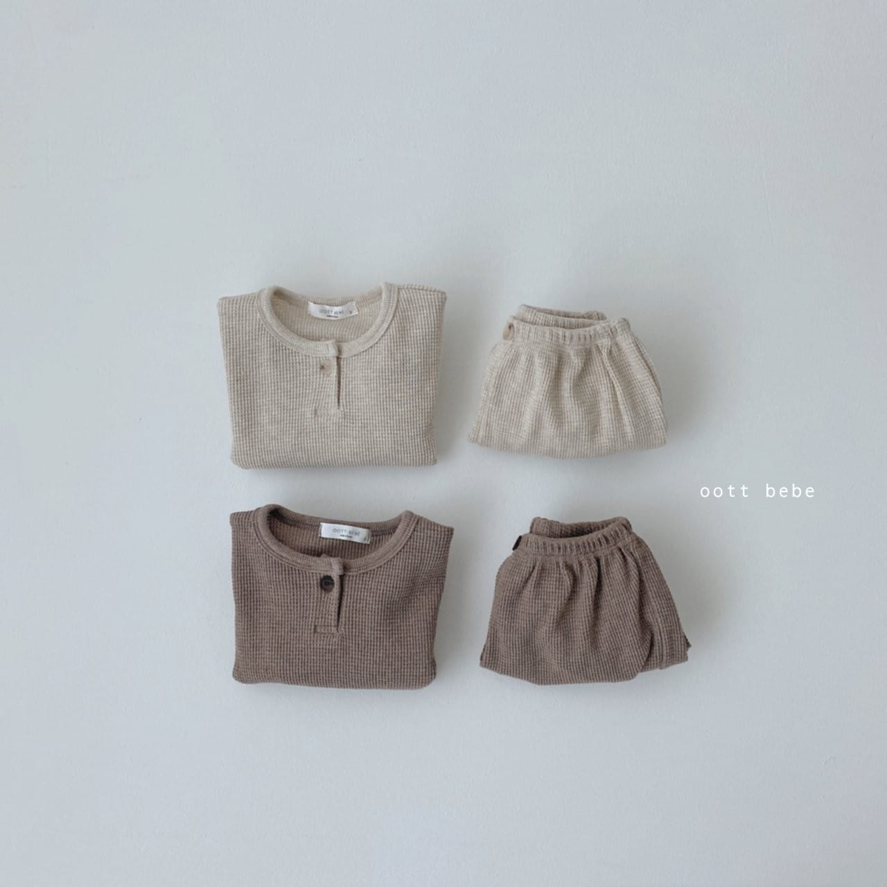OOTT BEBE - Korean Children Fashion - #Kfashion4kids - Waffle Bloomer Set - 7