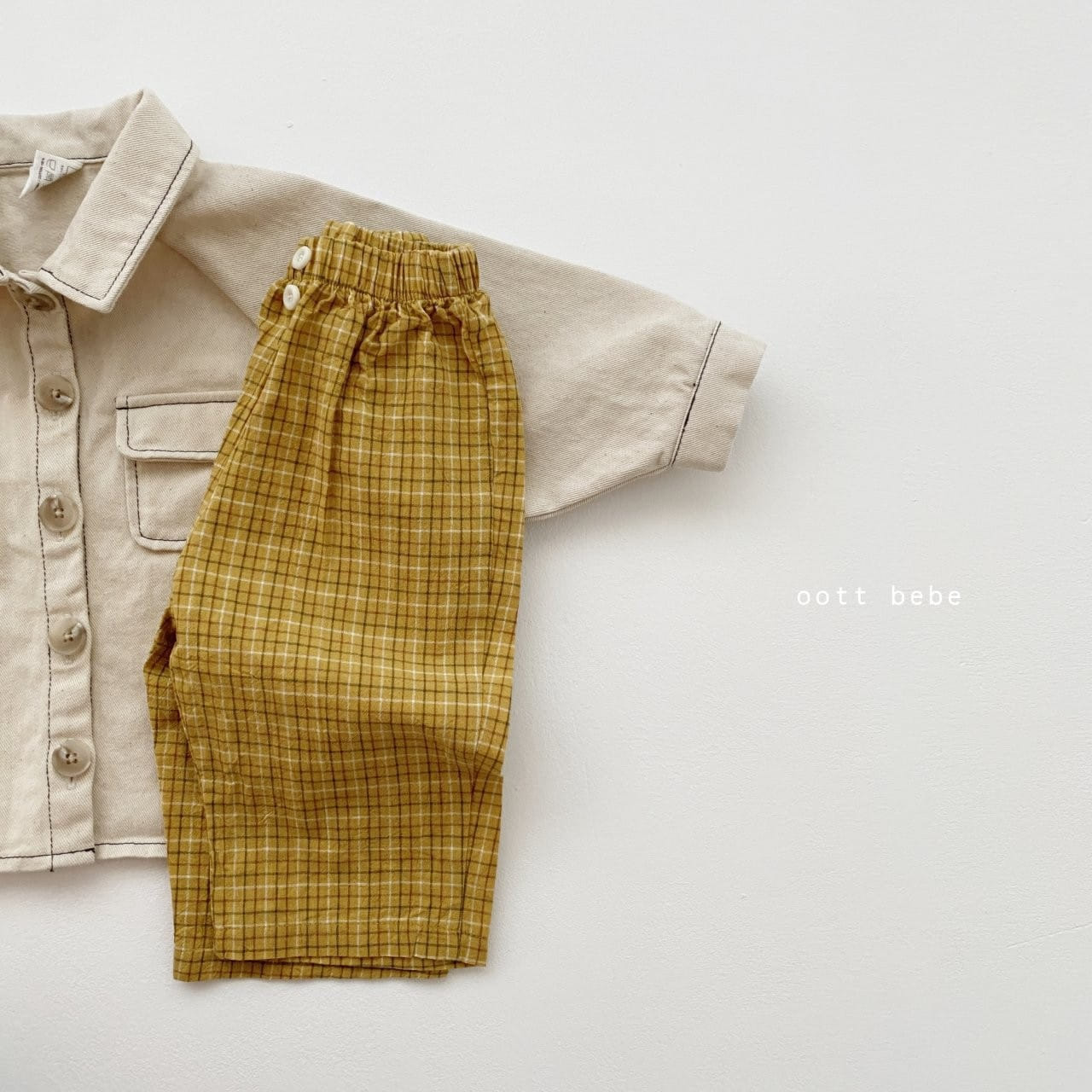 OOTT BEBE - Korean Children Fashion - #Kfashion4kids - Multi Check Pants - 4