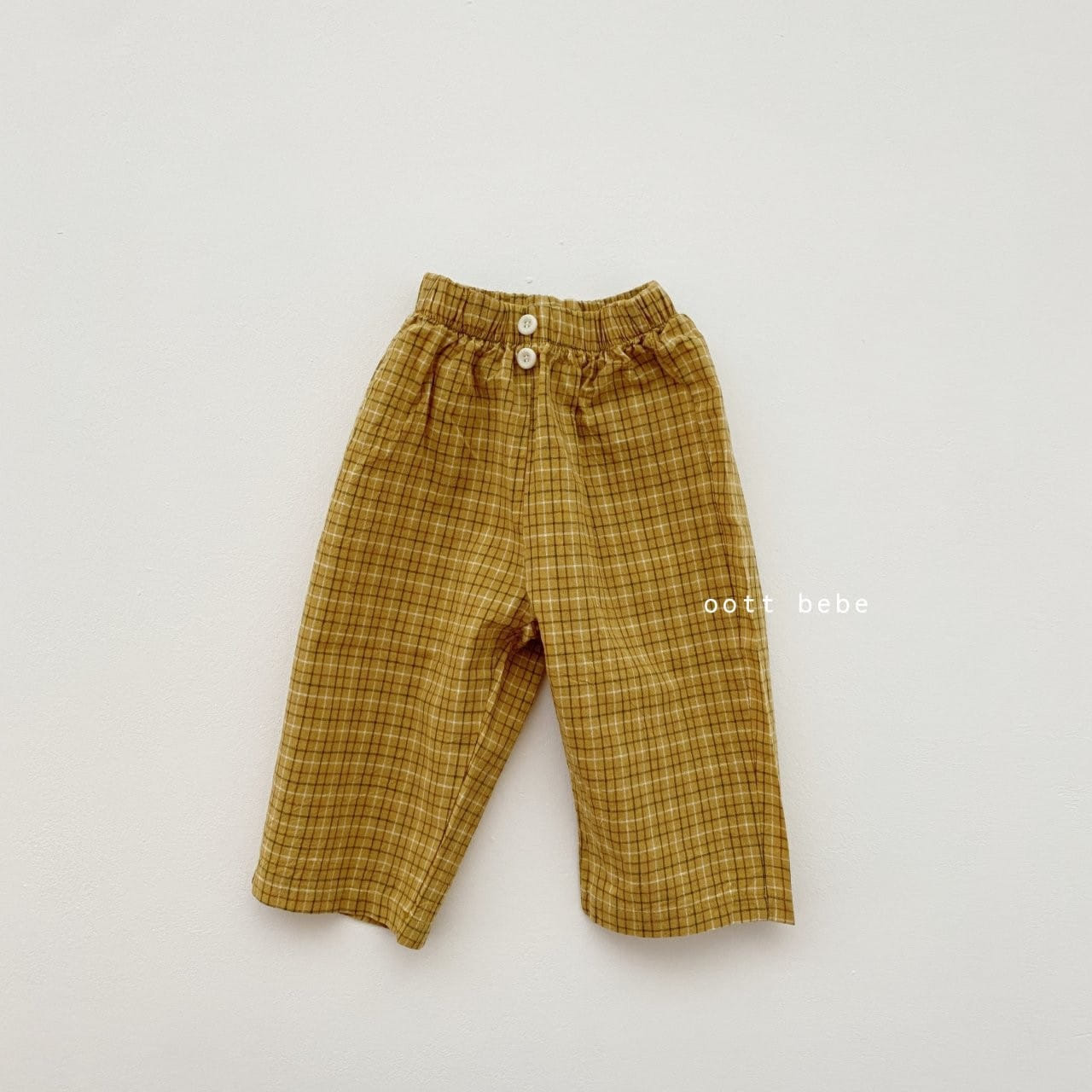 OOTT BEBE - Korean Children Fashion - #Kfashion4kids - Multi Check Pants - 5