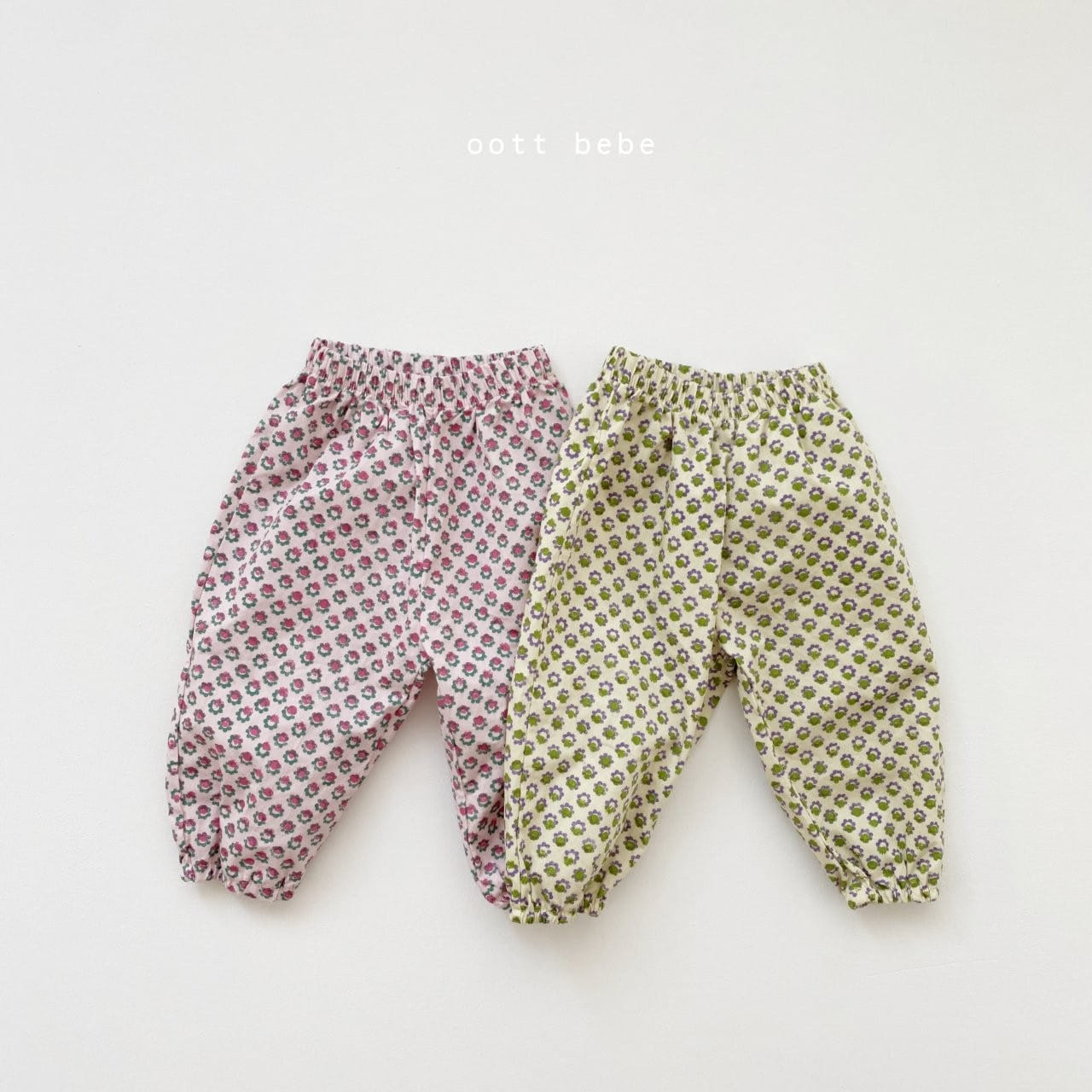 OOTT BEBE - Korean Children Fashion - #Kfashion4kids - Flower Pants