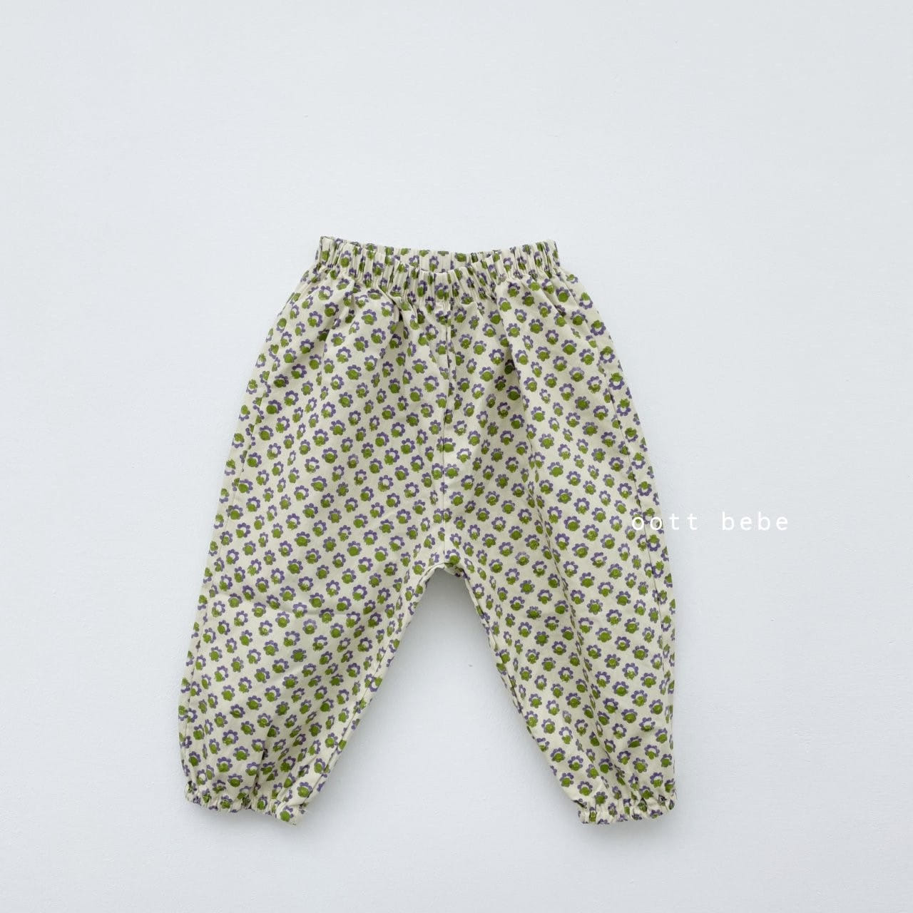 OOTT BEBE - Korean Children Fashion - #Kfashion4kids - Flower Pants - 3