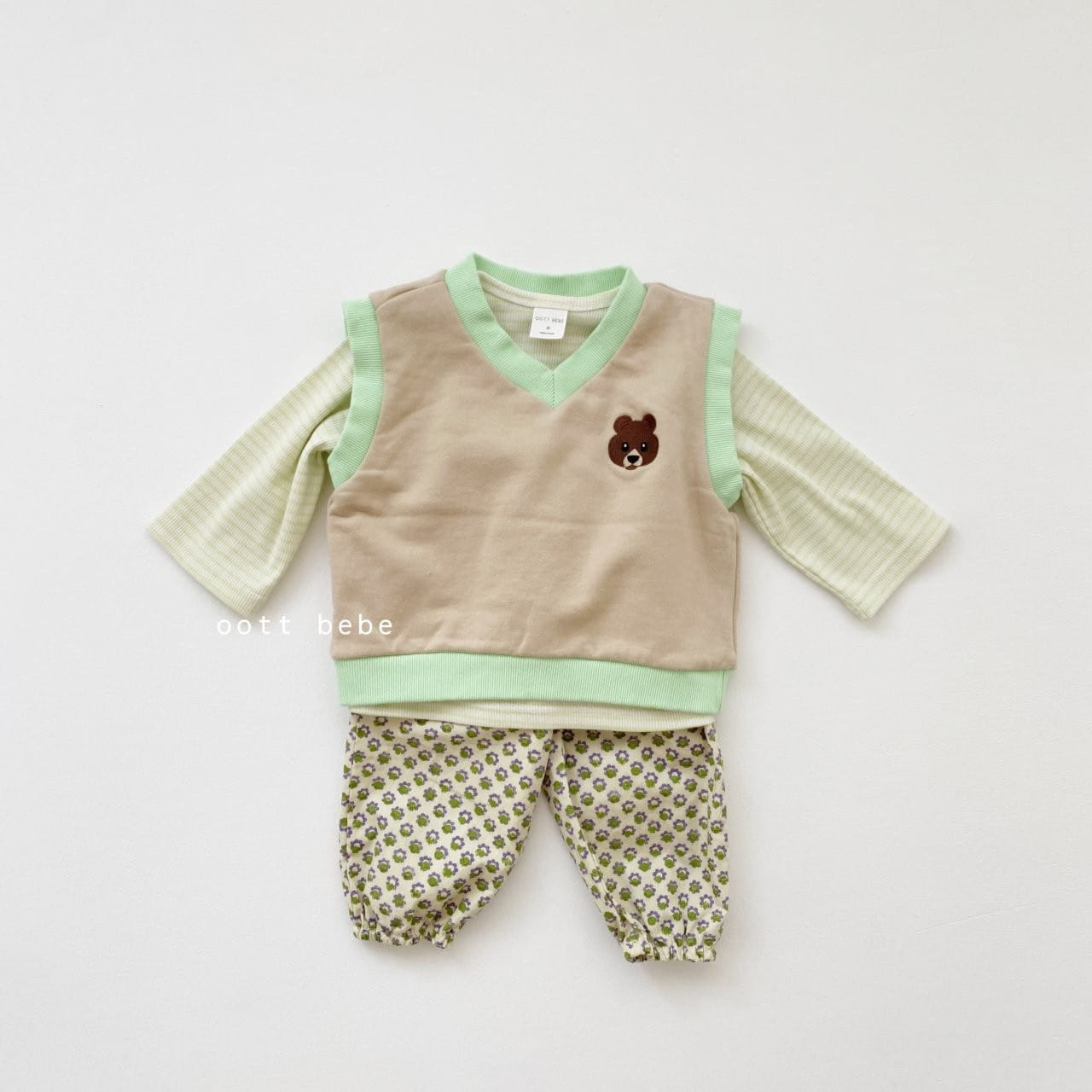 OOTT BEBE - Korean Children Fashion - #Kfashion4kids - Flower Pants - 5