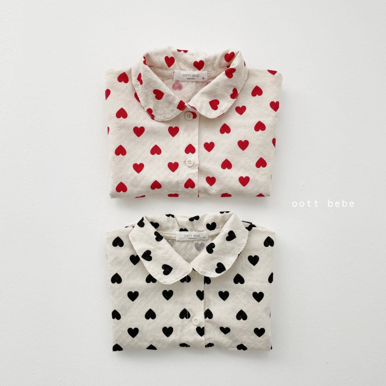 OOTT BEBE - Korean Children Fashion - #Kfashion4kids - Heart Shirt - 3