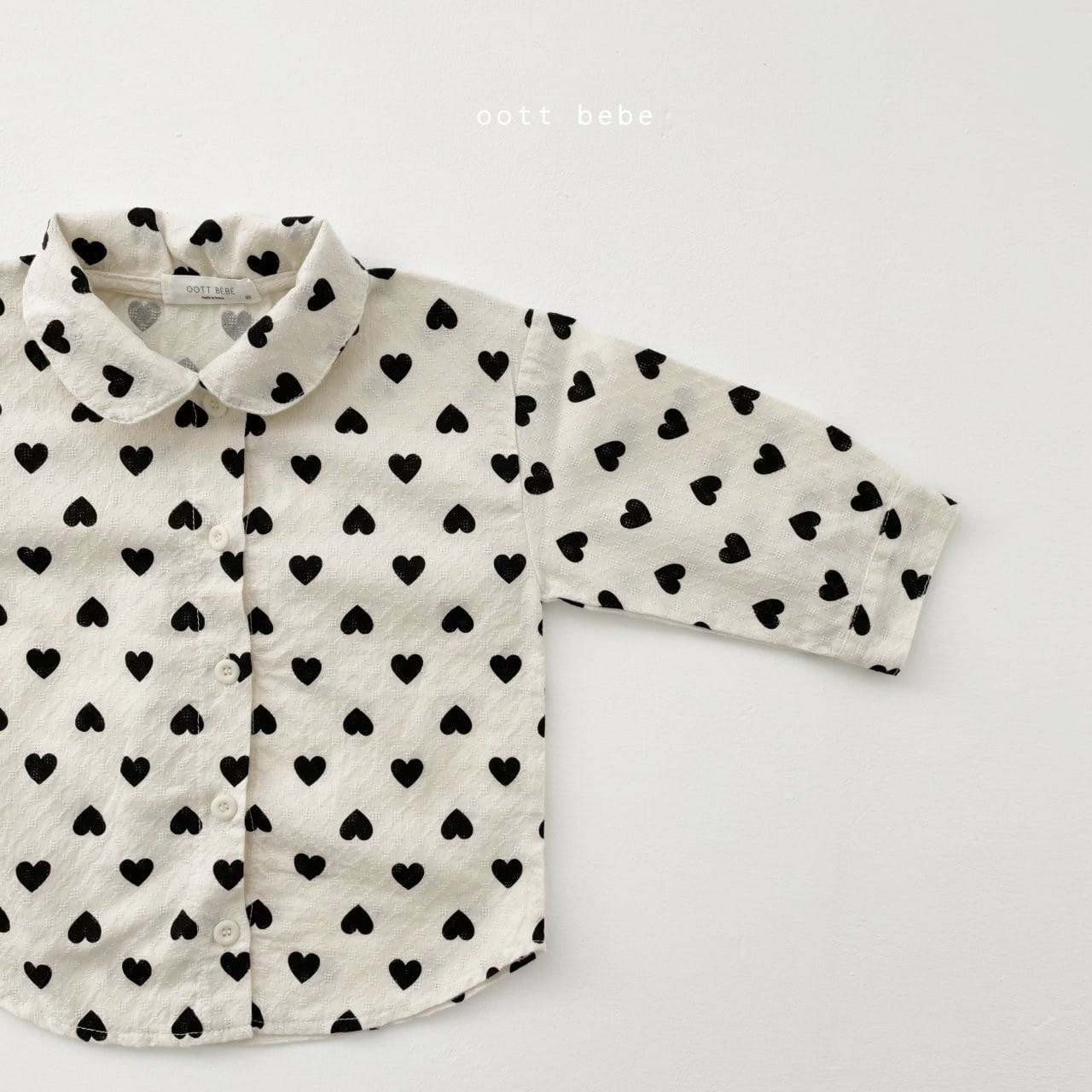 OOTT BEBE - Korean Children Fashion - #Kfashion4kids - Heart Shirt - 4