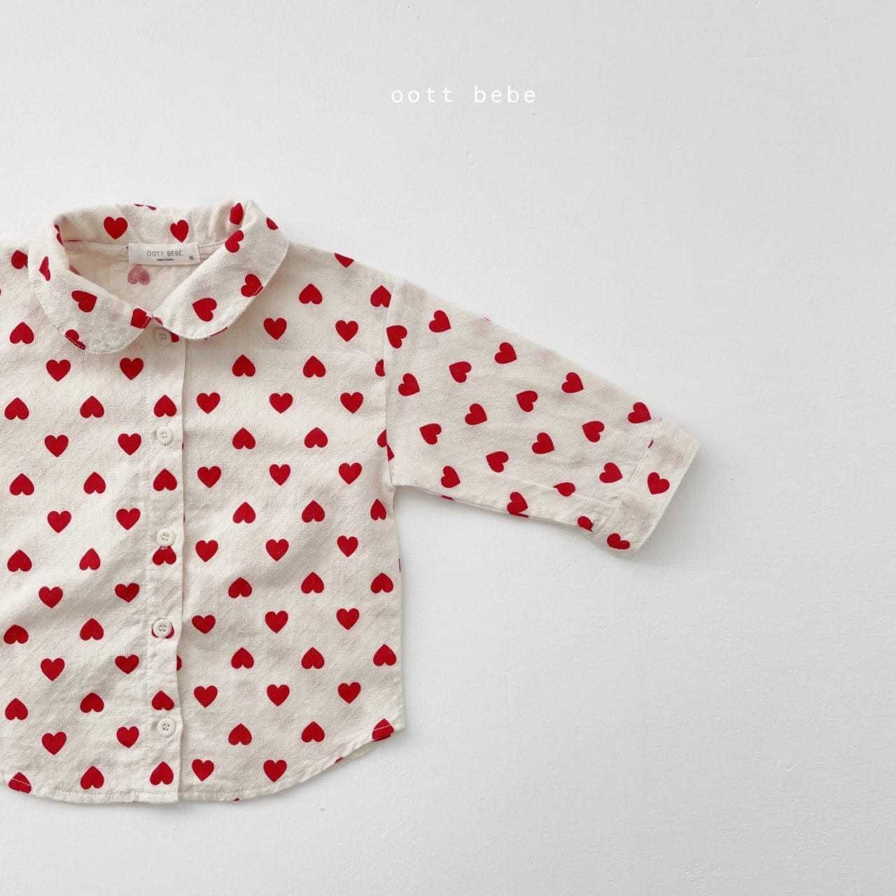 OOTT BEBE - Korean Children Fashion - #Kfashion4kids - Heart Shirt - 5