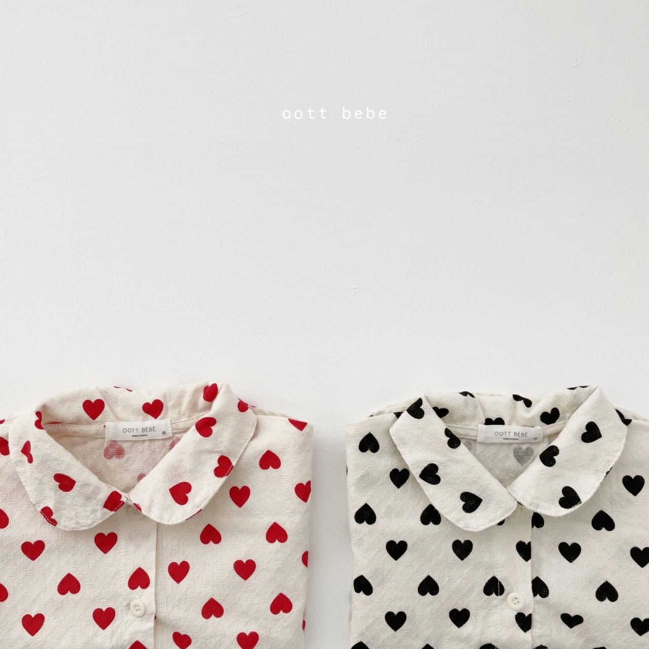 OOTT BEBE - Korean Children Fashion - #Kfashion4kids - Heart Shirt - 6