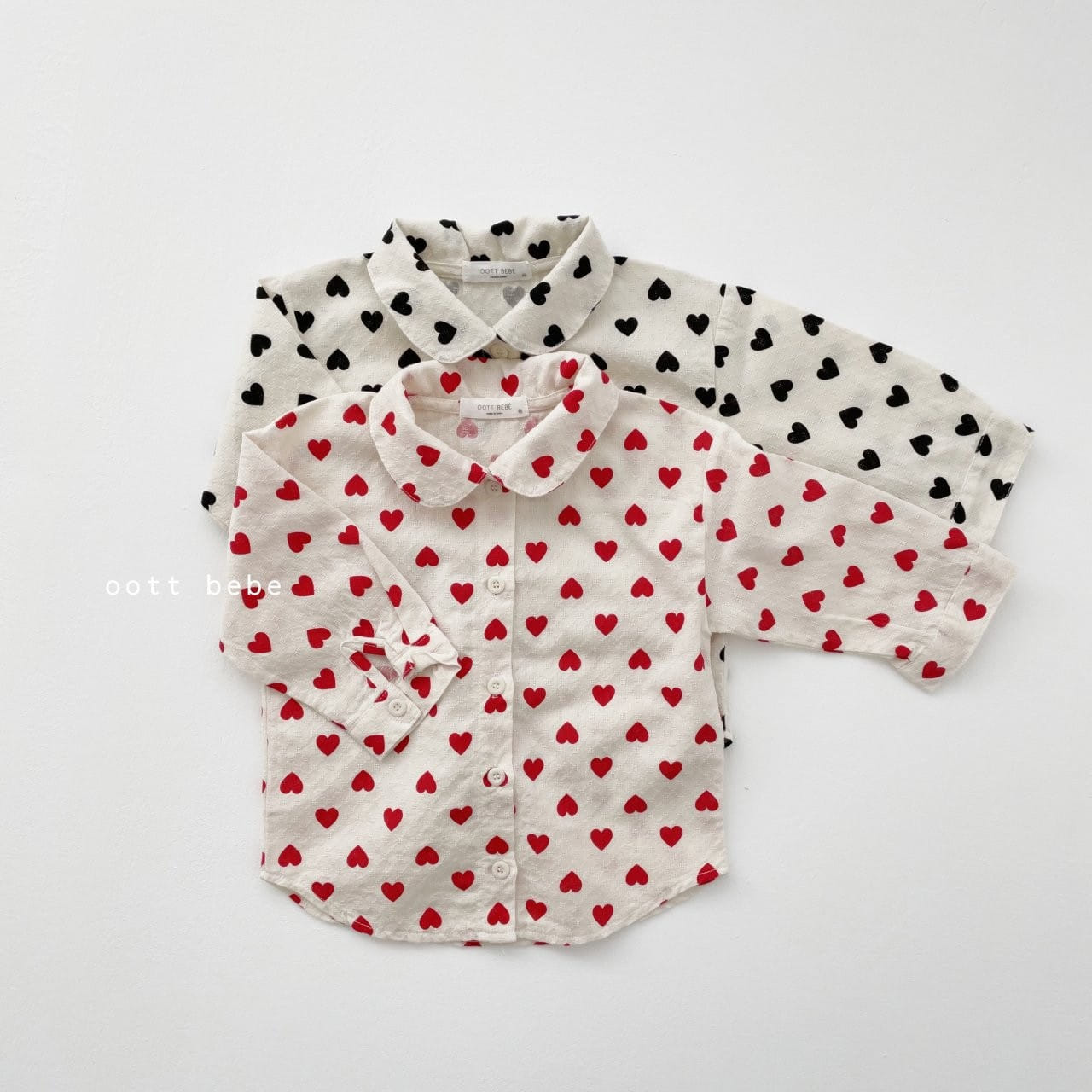 OOTT BEBE - Korean Children Fashion - #Kfashion4kids - Heart Shirt - 8