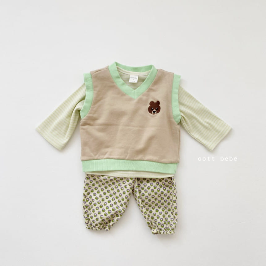 OOTT BEBE - Korean Children Fashion - #Kfashion4kids - Jue Jue Vest Basic - 5