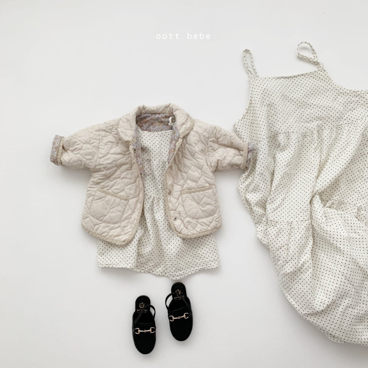 OOTT BEBE - Korean Children Fashion - #Kfashion4kids - Can Can Frill Girl One-piece - 4