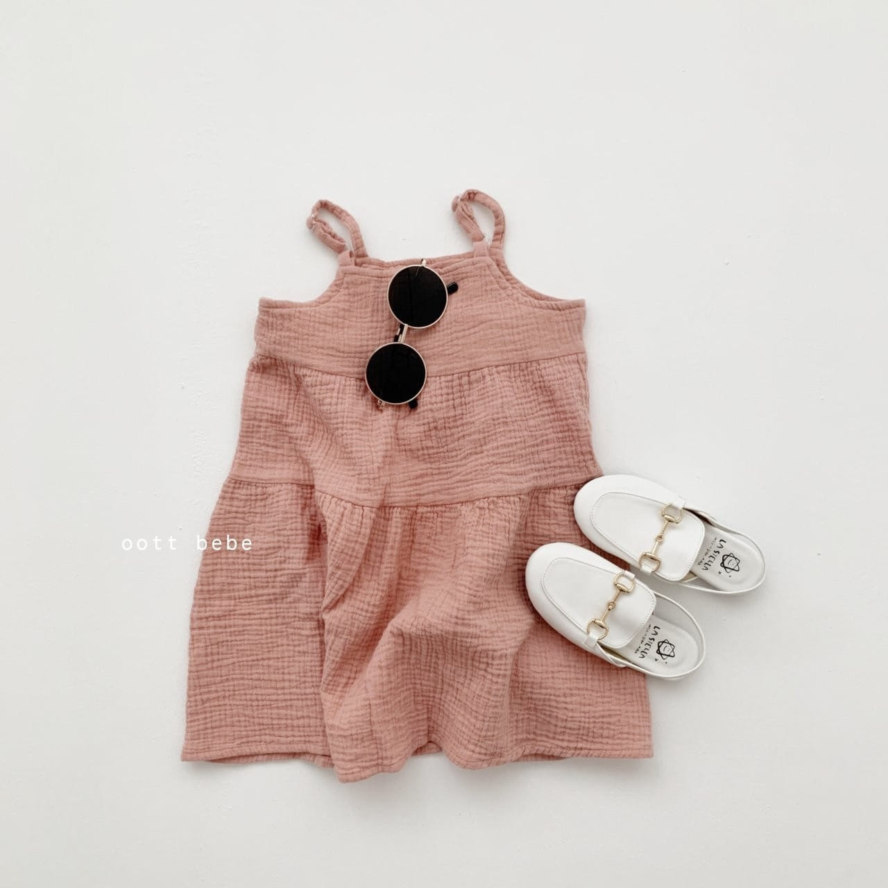 OOTT BEBE - Korean Children Fashion - #Kfashion4kids - Can Can Frill Girl One-piece - 6