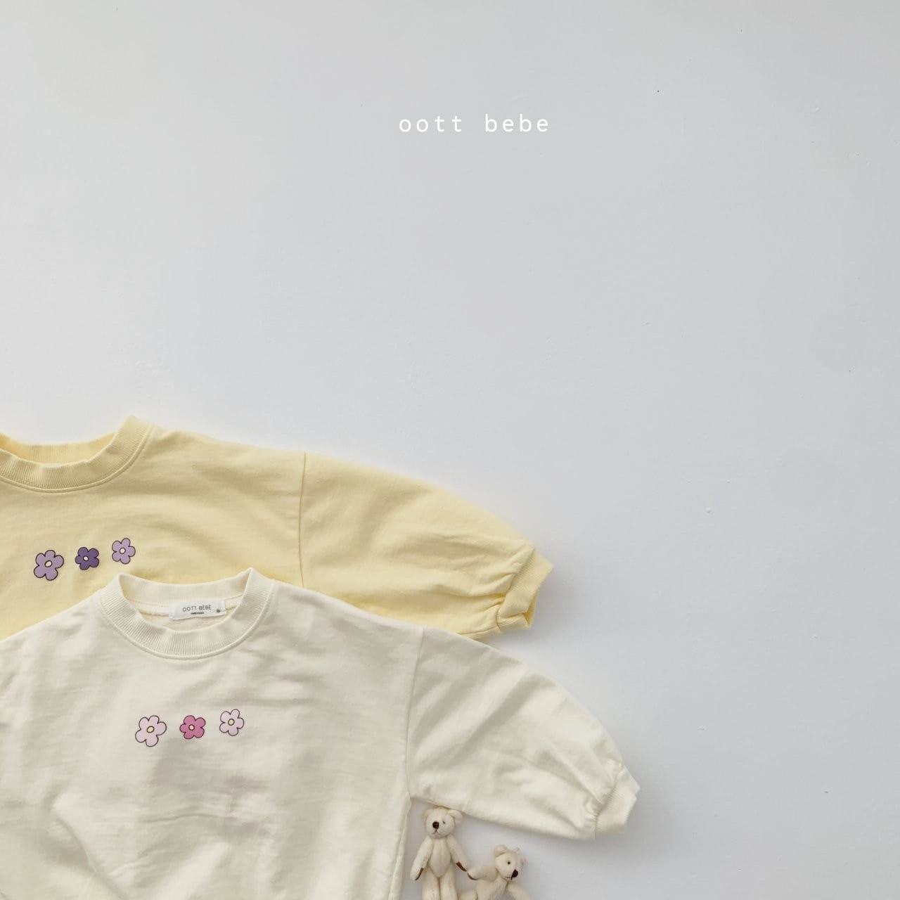 OOTT BEBE - Korean Children Fashion - #Kfashion4kids - Daisy Sweatshirt - 4