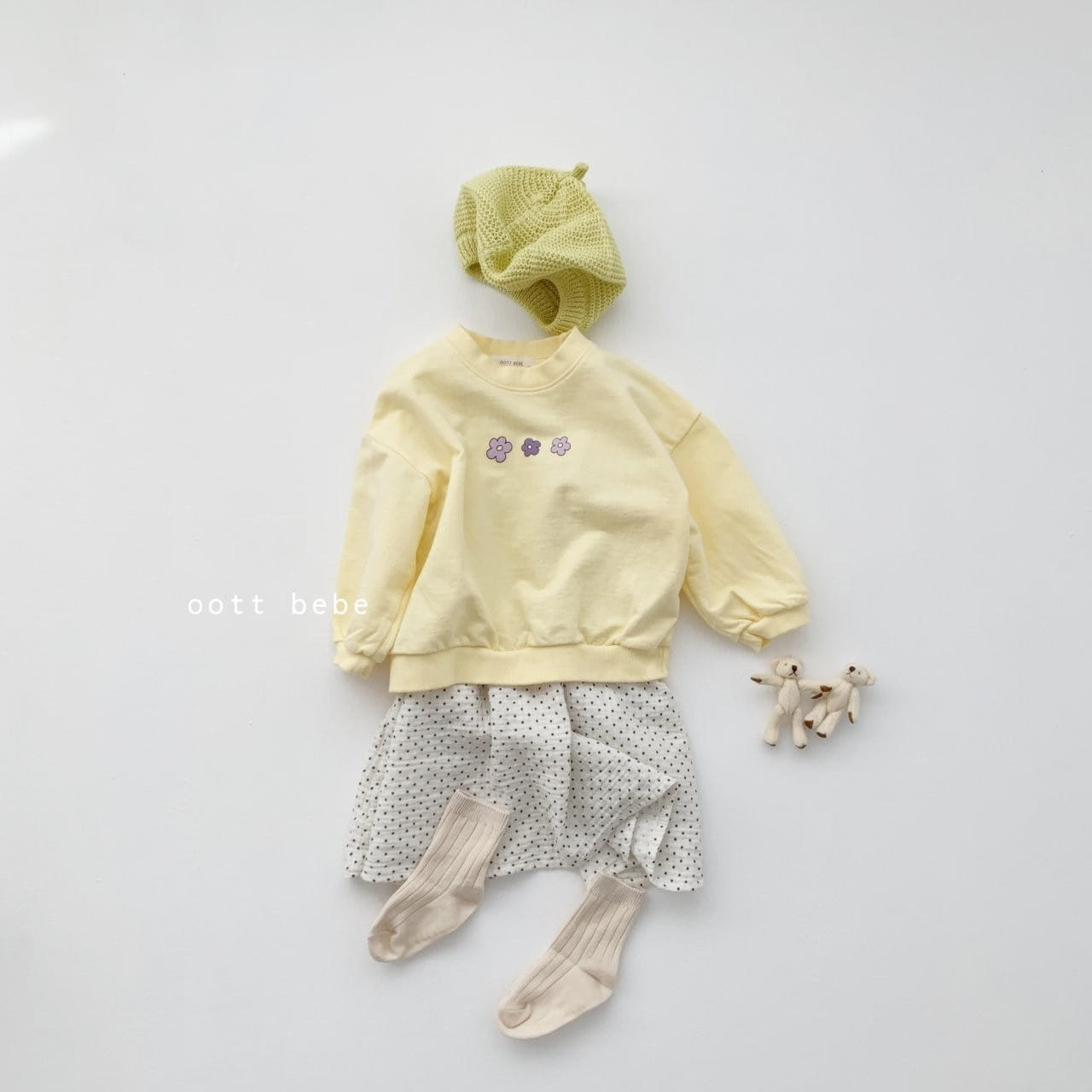 OOTT BEBE - Korean Children Fashion - #Kfashion4kids - Daisy Sweatshirt - 5