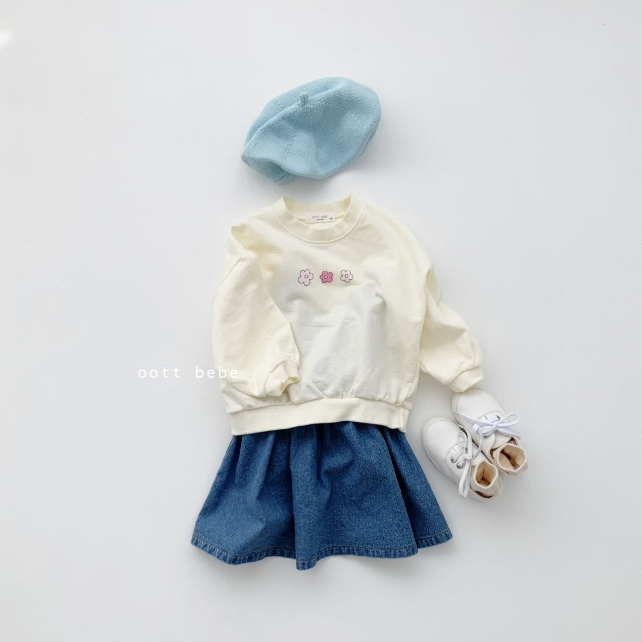 OOTT BEBE - Korean Children Fashion - #Kfashion4kids - Daisy Sweatshirt - 6