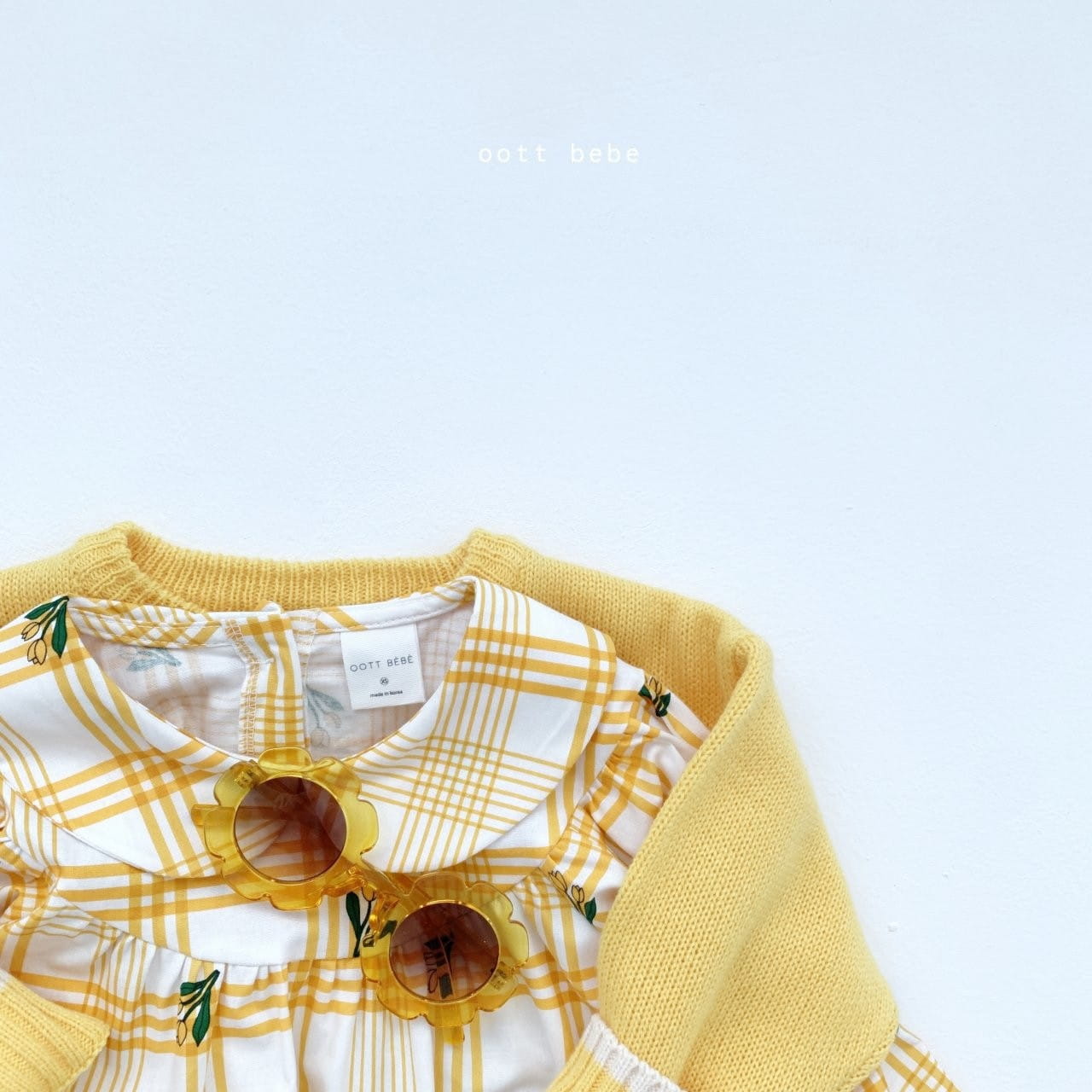OOTT BEBE - Korean Children Fashion - #Kfashion4kids - Spring Collar One-piece - 9