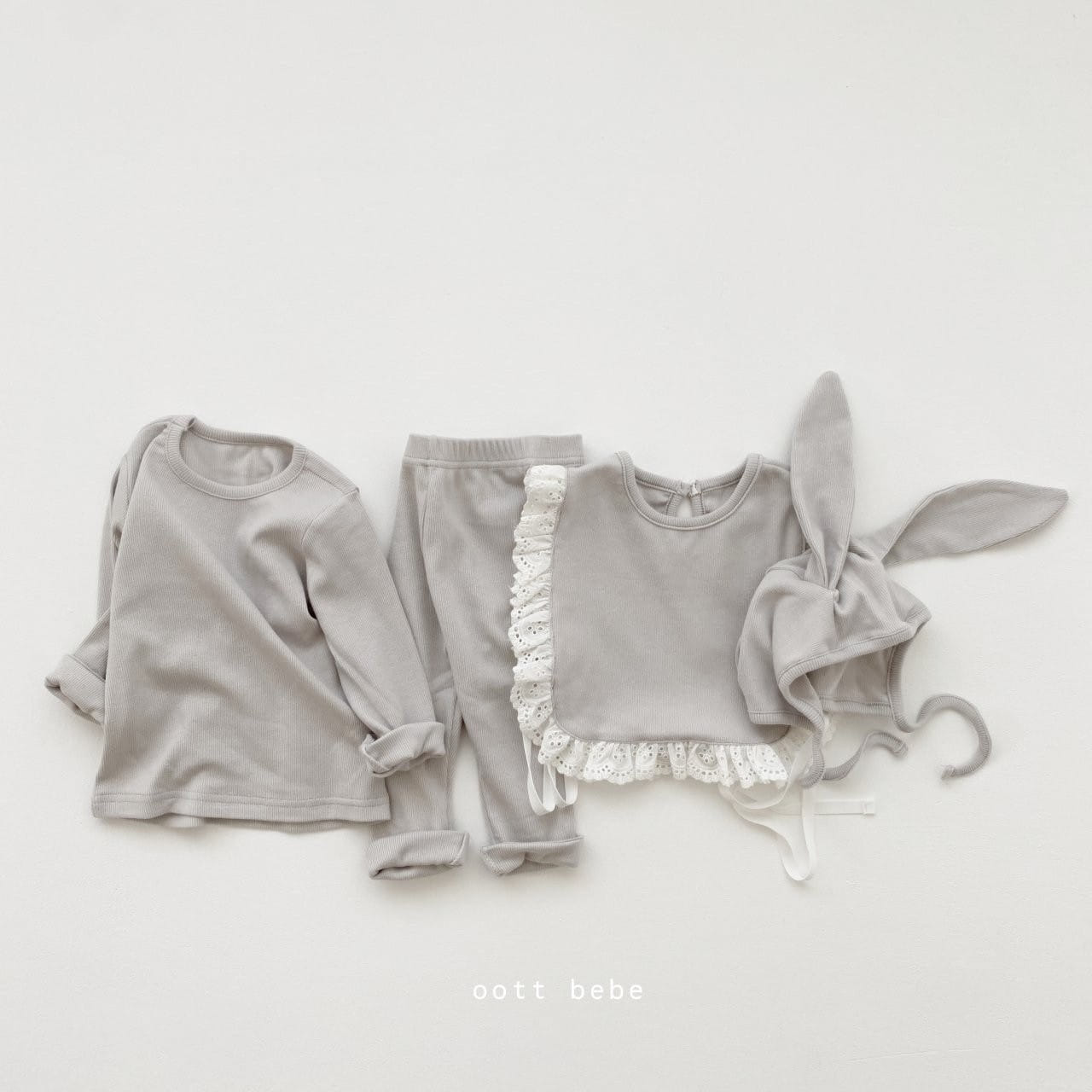 OOTT BEBE - Korean Children Fashion - #Kfashion4kids - Pang Pang Rabbit Bonnet - 11