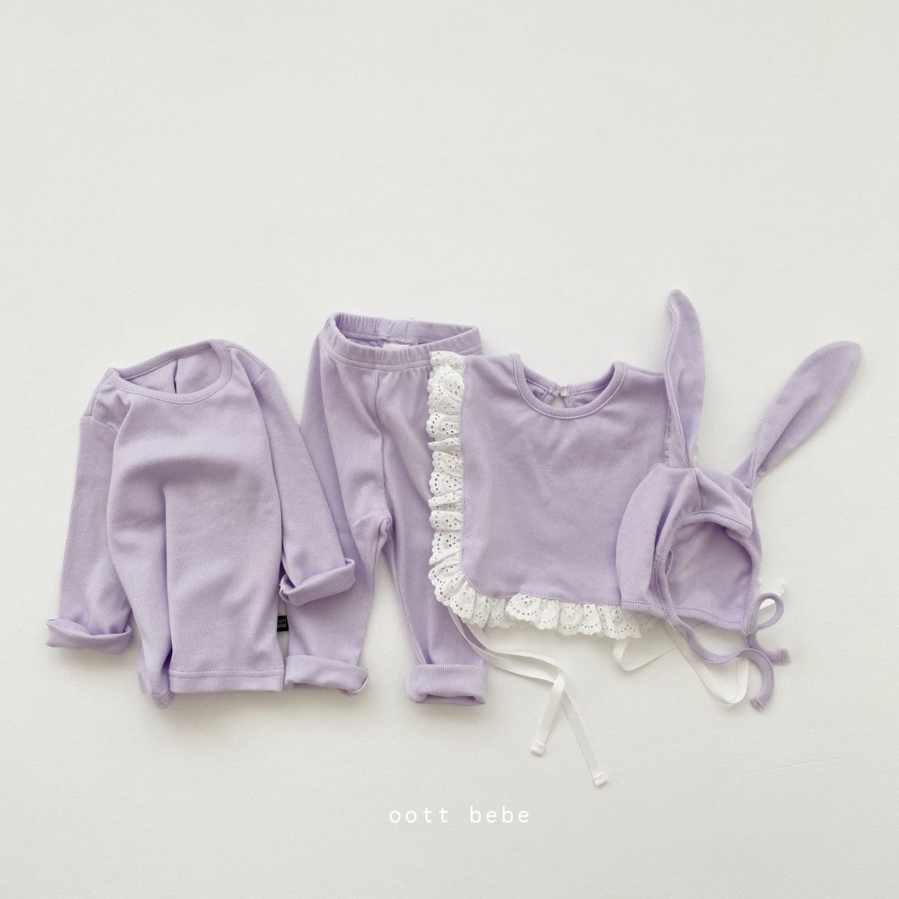OOTT BEBE - Korean Children Fashion - #Kfashion4kids - Pang Pang Rabbit Bonnet - 12