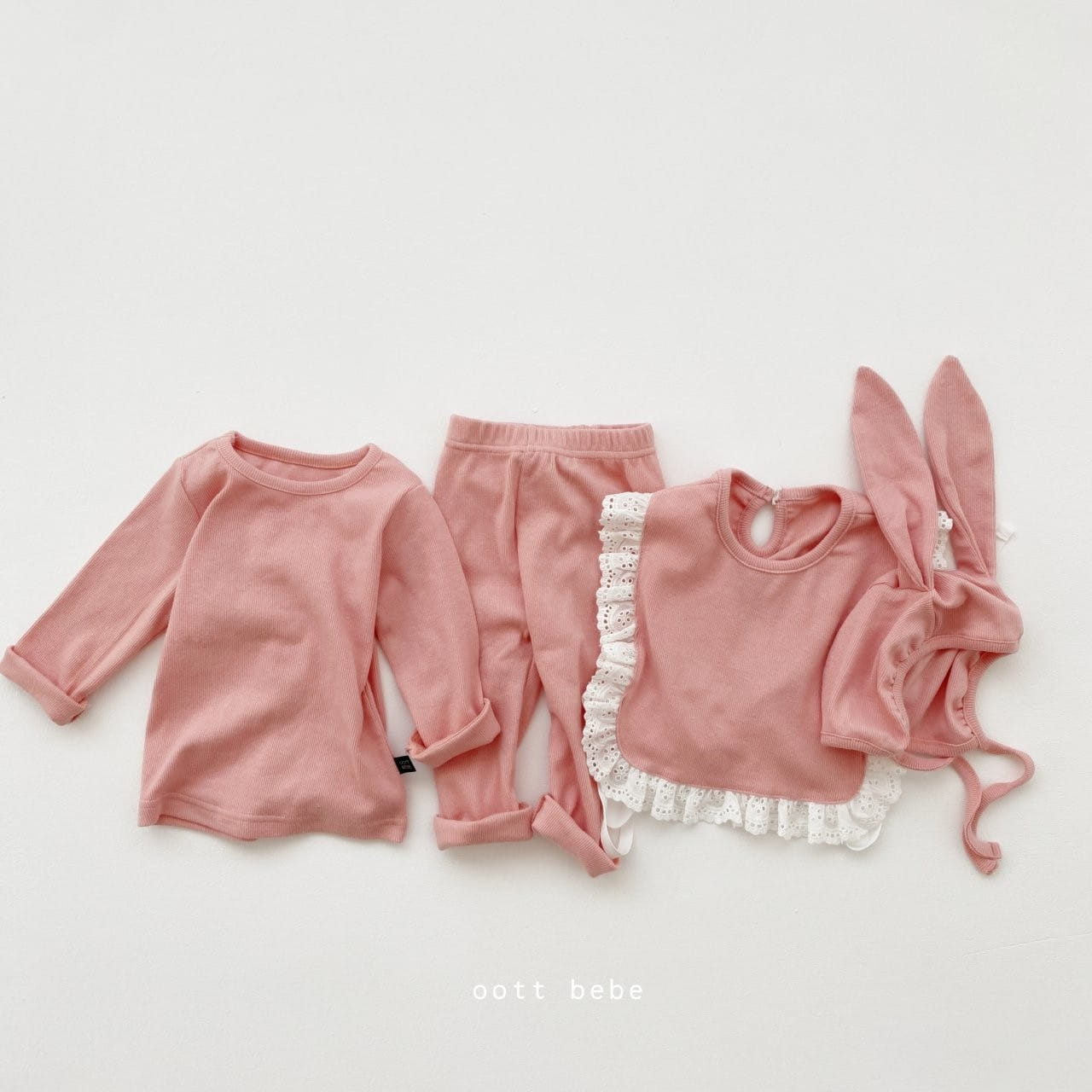 OOTT BEBE - Korean Children Fashion - #Kfashion4kids - Pang Pang Rabbit Bonnet - 3