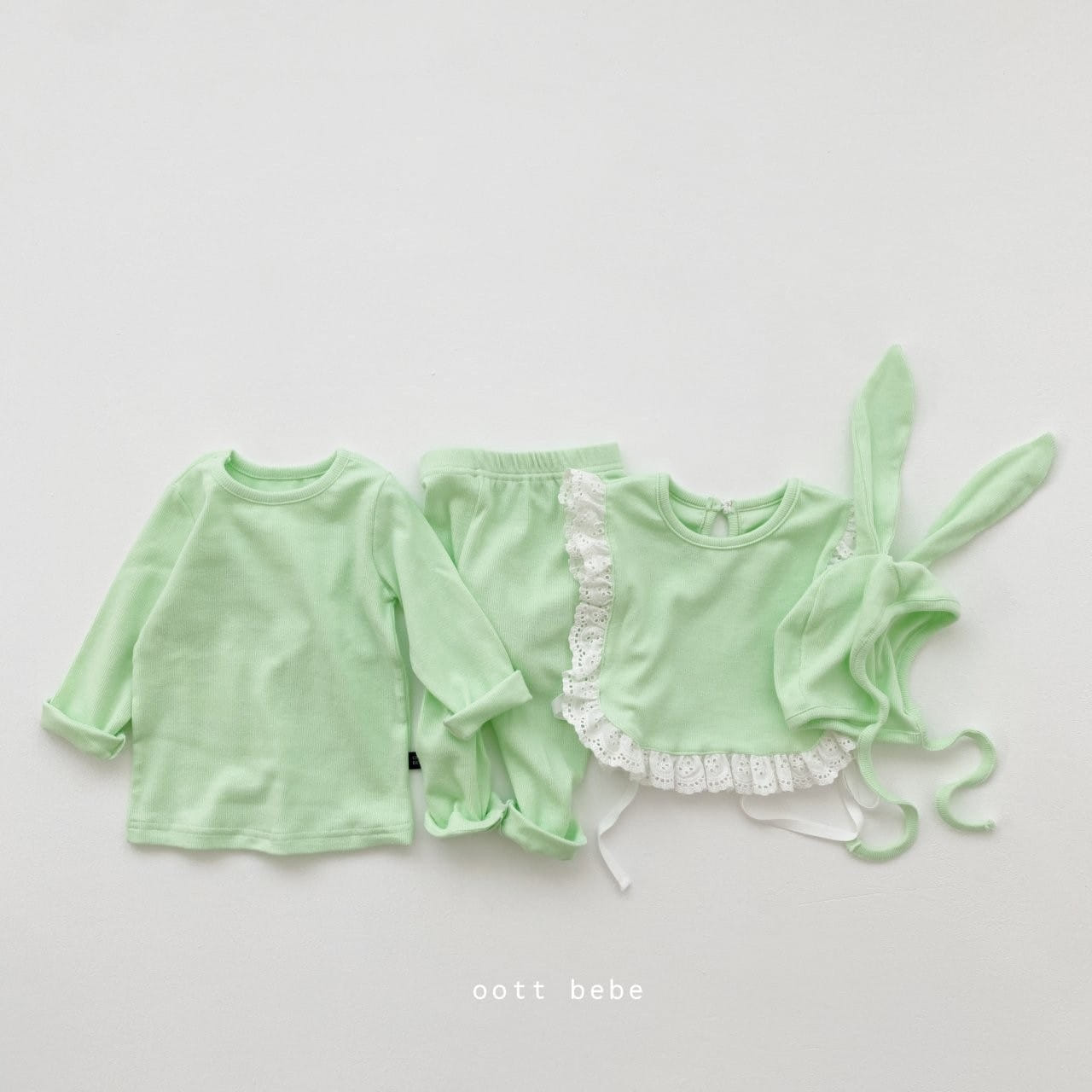 OOTT BEBE - Korean Children Fashion - #Kfashion4kids - Pang Pang Rabbit Bonnet - 7