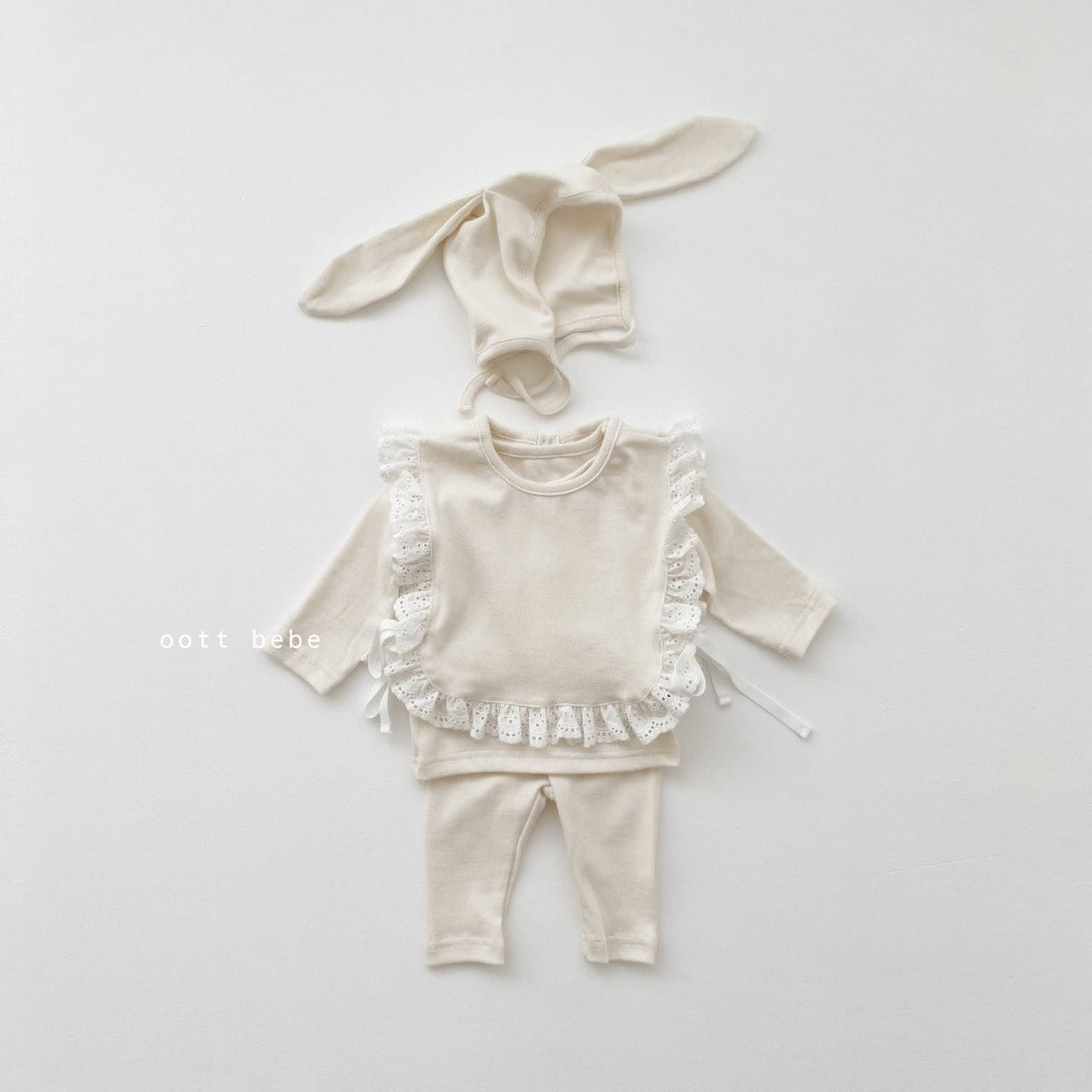 OOTT BEBE - Korean Children Fashion - #Kfashion4kids - Pang Pang Bebe Easywear Set - 2