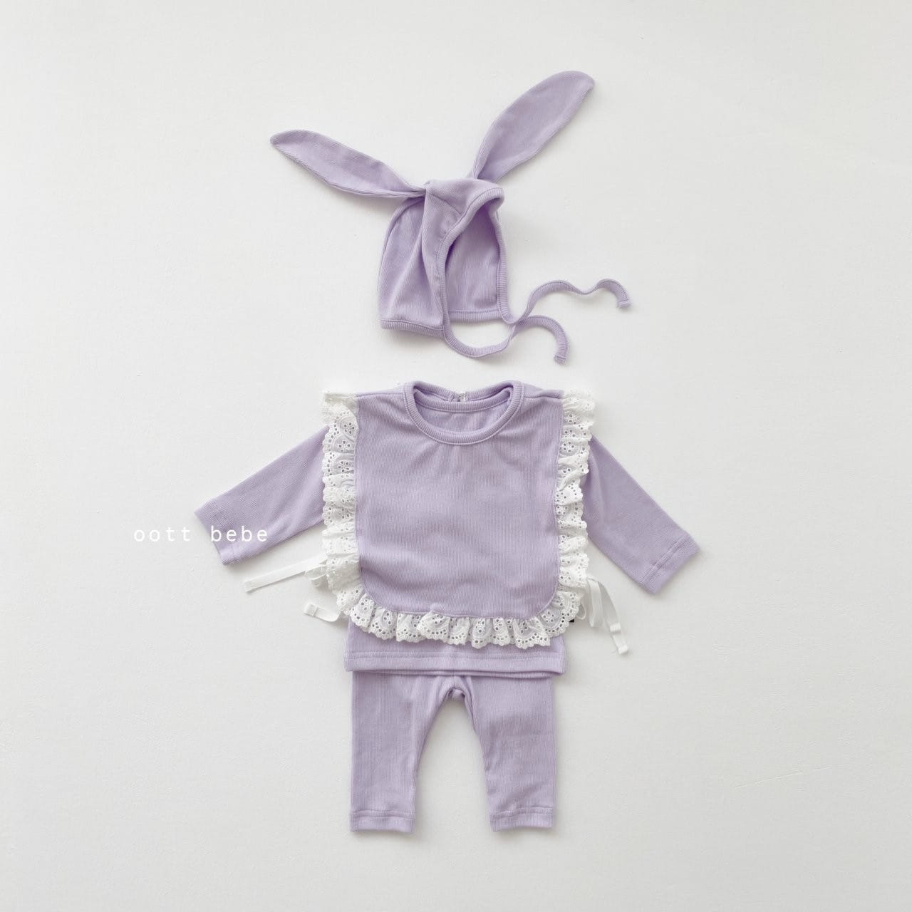 OOTT BEBE - Korean Children Fashion - #Kfashion4kids - Pang Pang Bebe Easywear Set - 4