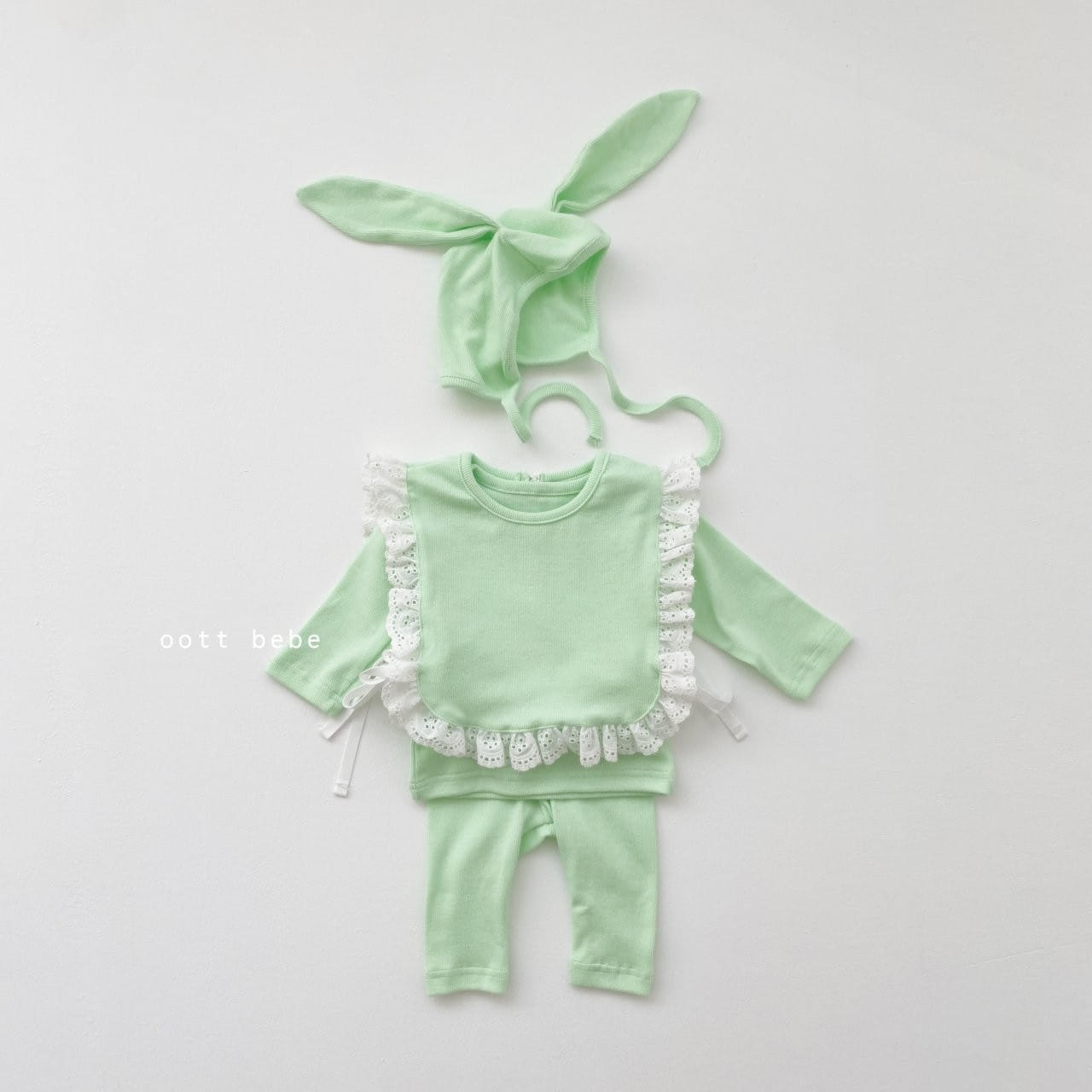 OOTT BEBE - Korean Children Fashion - #Kfashion4kids - Pang Pang Bebe Easywear Set - 5