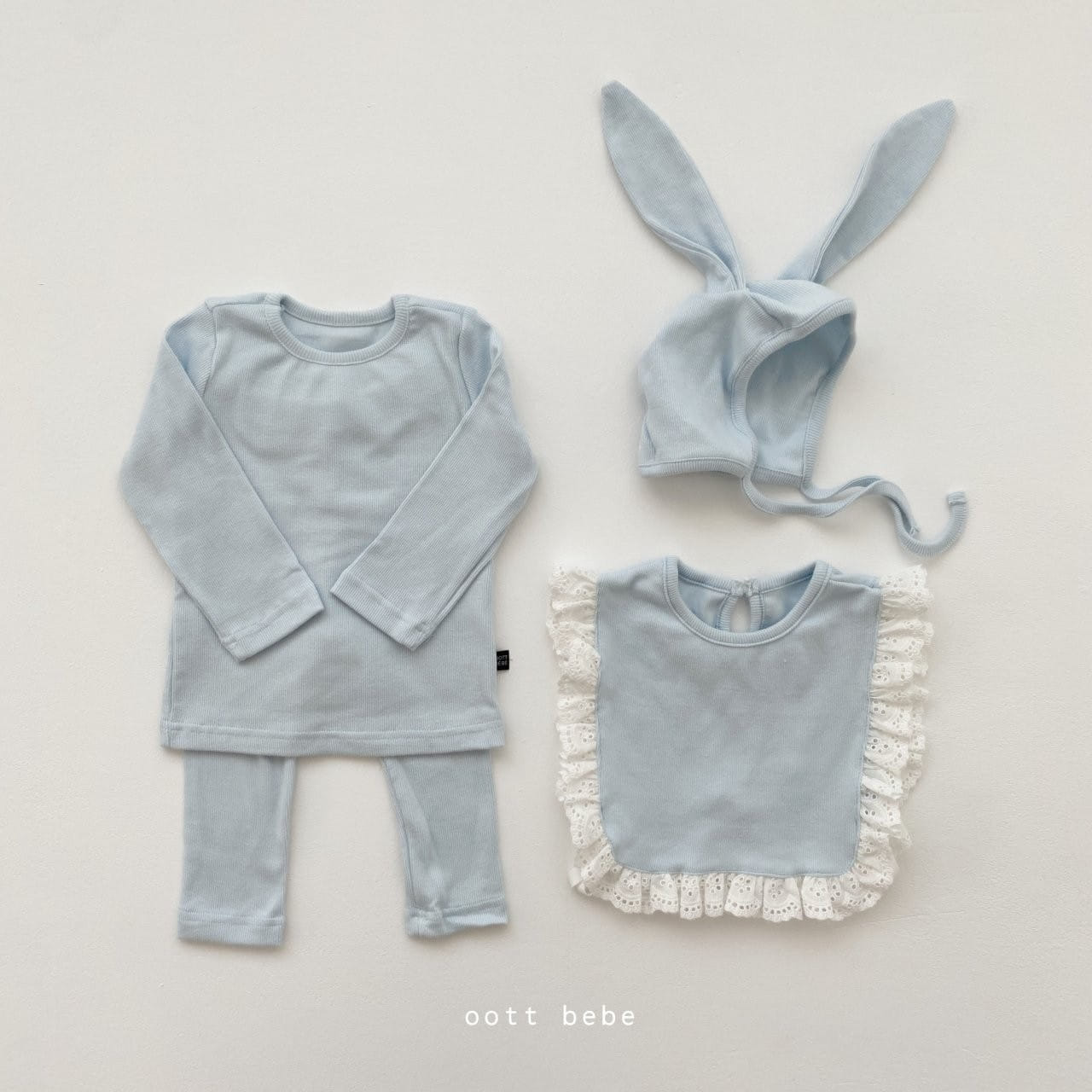OOTT BEBE - Korean Children Fashion - #Kfashion4kids - Pang Pang Kid Easywear Set - 3