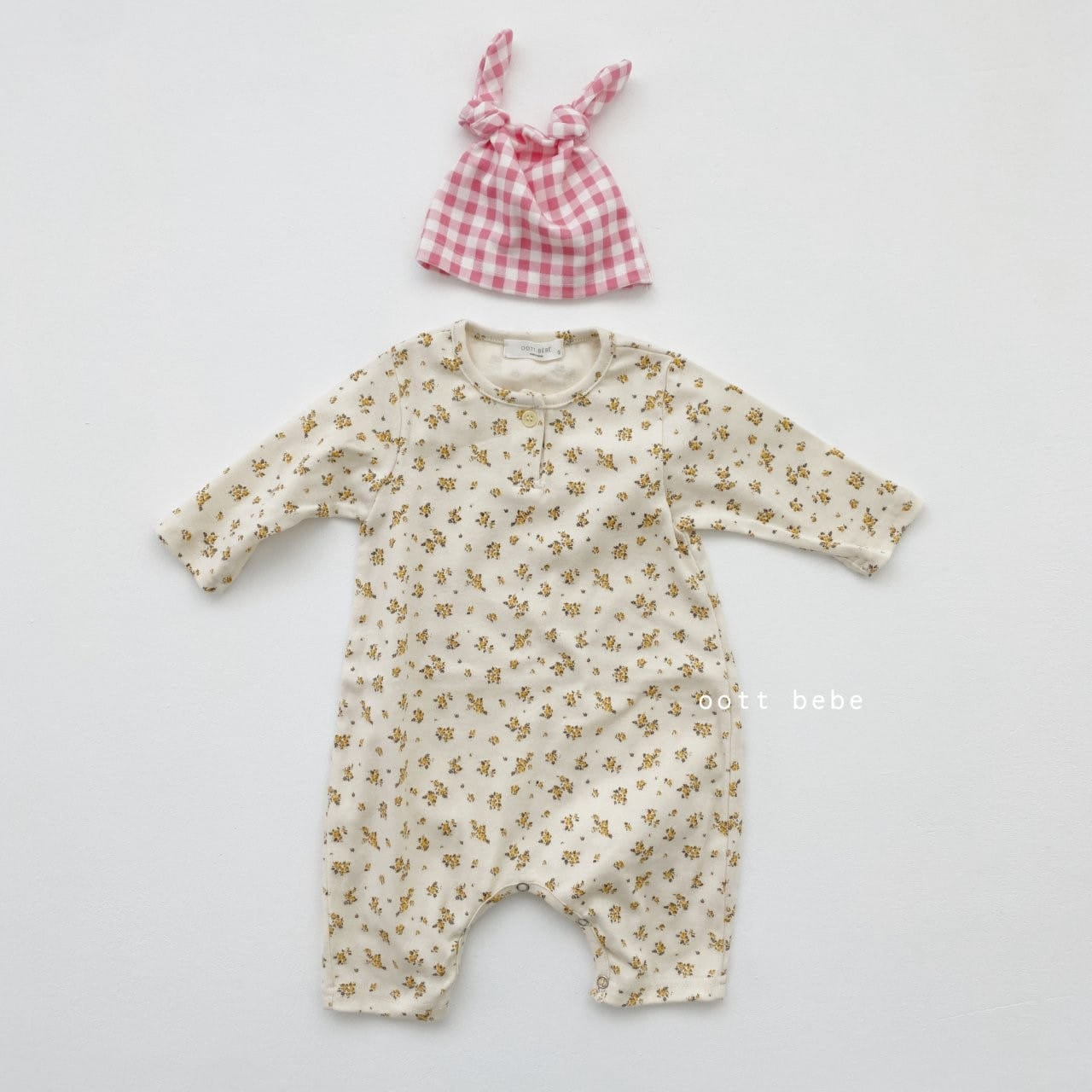 OOTT BEBE - Korean Children Fashion - #Kfashion4kids - Flower Painting Suit Set - 3