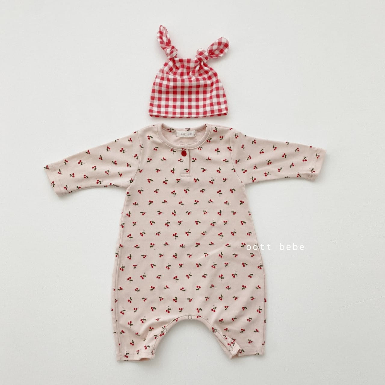 OOTT BEBE - Korean Children Fashion - #Kfashion4kids - Flower Painting Suit Set - 4