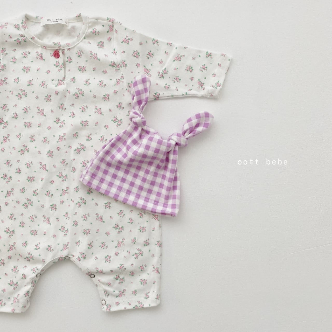 OOTT BEBE - Korean Children Fashion - #Kfashion4kids - Flower Painting Suit Set - 8