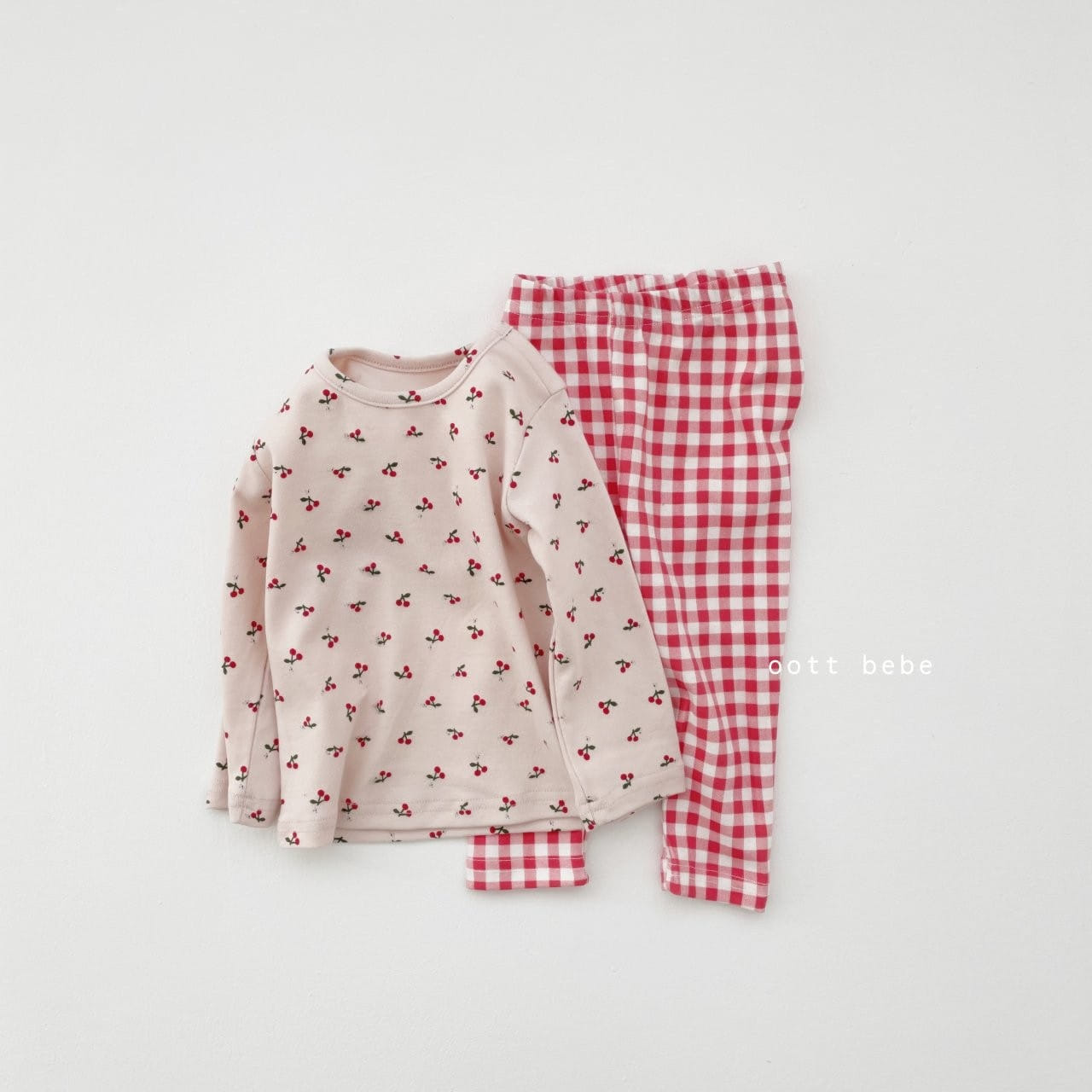 OOTT BEBE - Korean Children Fashion - #Kfashion4kids - Flower Painting Easywear Set - 10