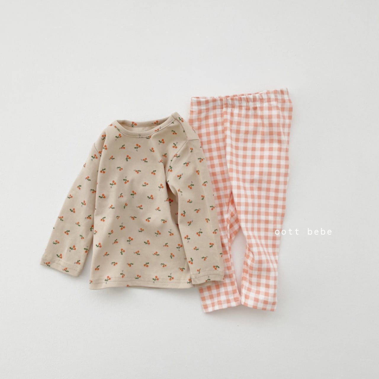 OOTT BEBE - Korean Children Fashion - #Kfashion4kids - Flower Painting Easywear Set - 9