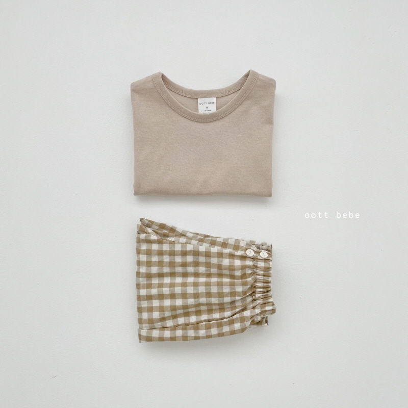 OOTT BEBE - Korean Children Fashion - #Kfashion4kids - Check Pants - 10