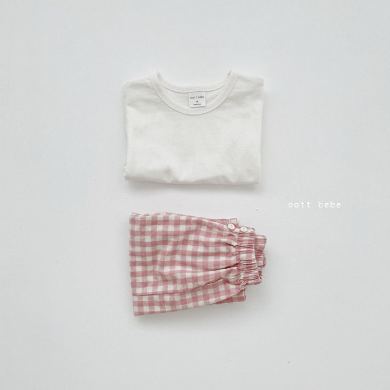 OOTT BEBE - Korean Children Fashion - #Kfashion4kids - Check Pants - 11