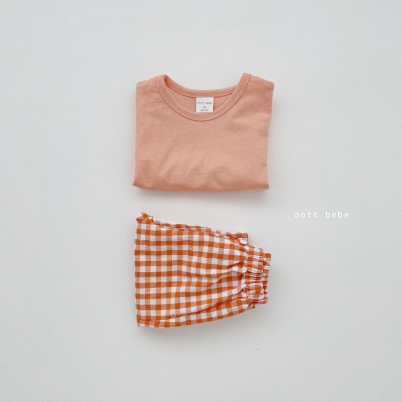OOTT BEBE - Korean Children Fashion - #Kfashion4kids - Check Pants - 9