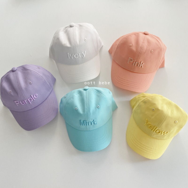 OOTT BEBE - Korean Children Fashion - #Kfashion4kids - Macaron Ball Cap