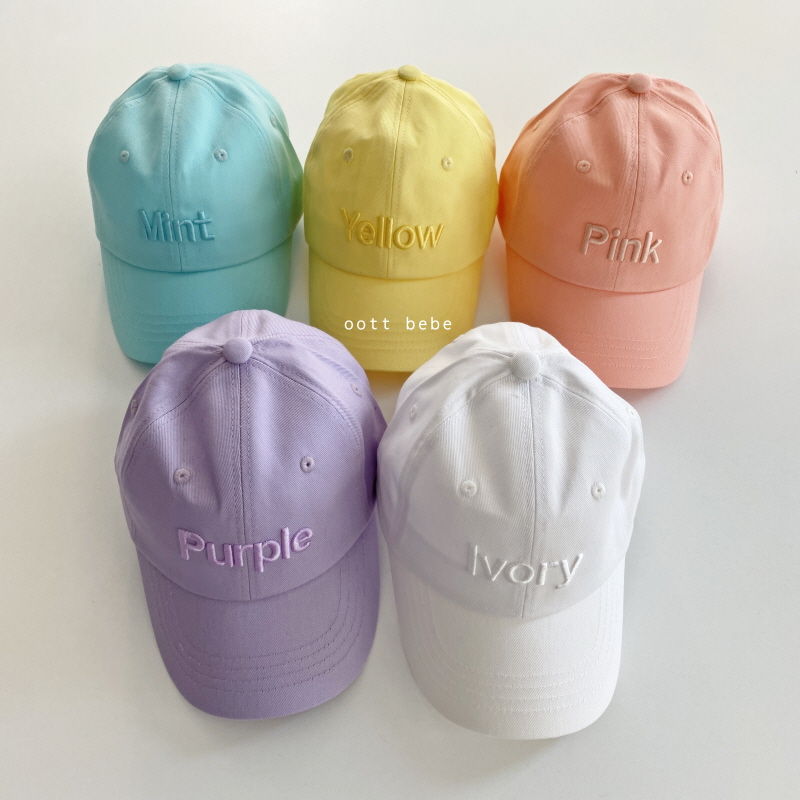 OOTT BEBE - Korean Children Fashion - #Kfashion4kids - Macaron Ball Cap - 12