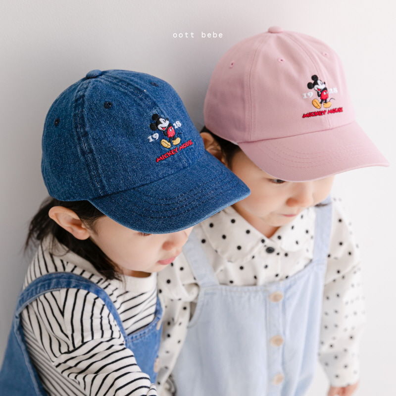 OOTT BEBE - Korean Children Fashion - #Kfashion4kids - Mickey Mouse Ball Cap - 12