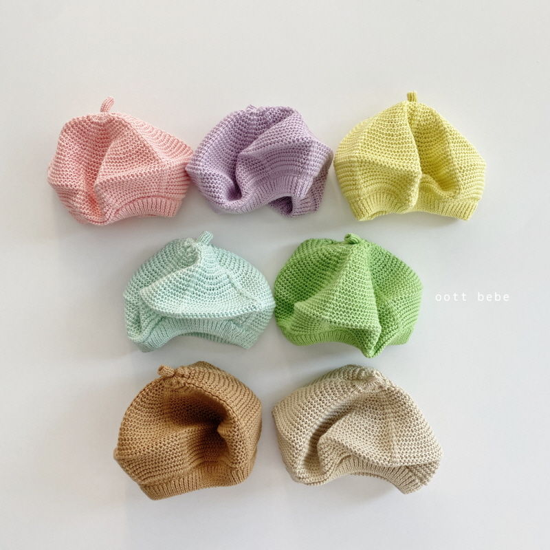 OOTT BEBE - Korean Children Fashion - #Kfashion4kids - Soft Knit Beret