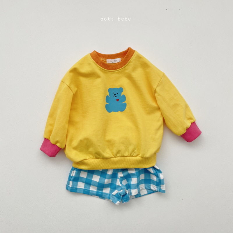 OOTT BEBE - Korean Children Fashion - #Kfashion4kids - Beat Top Bottom Set - 2